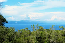 Daytime view over Corfu
