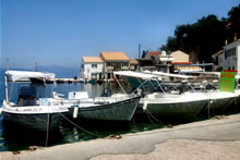 The Boats in Loggos Harbour