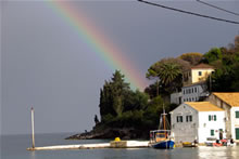 Rainbow over Loggos